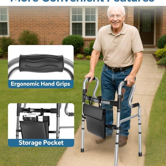HOMLAND Other - Folding Walkers for Seniors